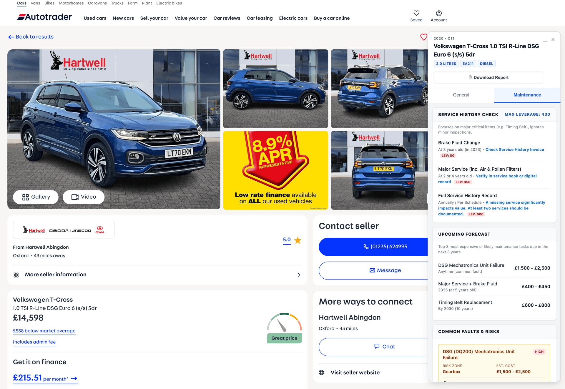 Service History & Maintenance